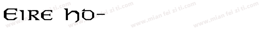 Eire Ho字体转换